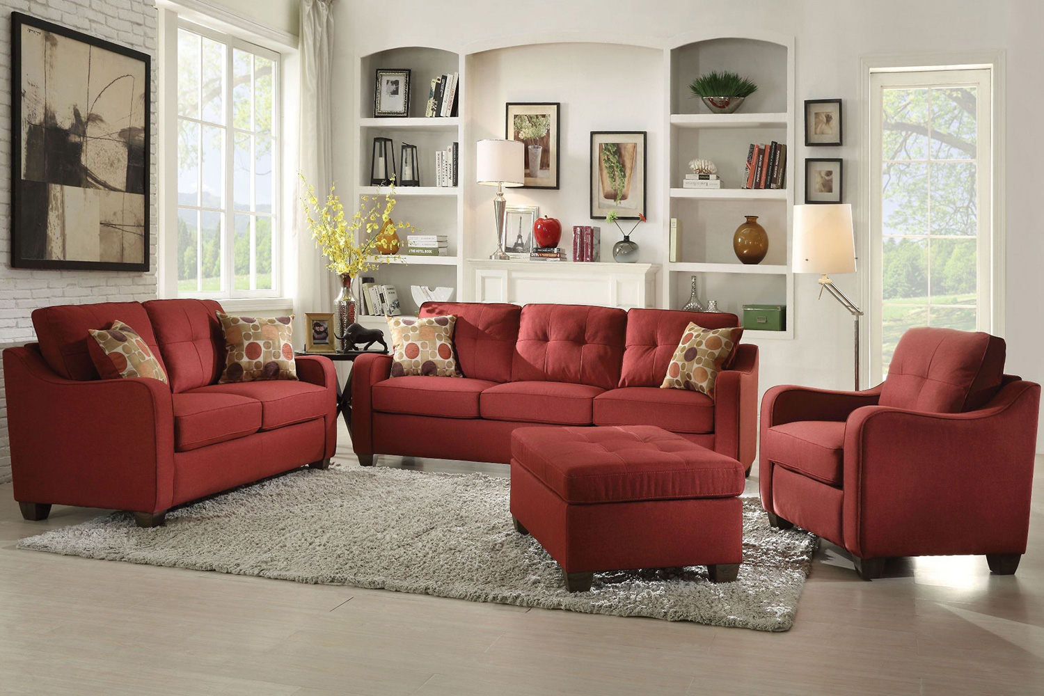 ACME - Cleavon II Linen Sofa