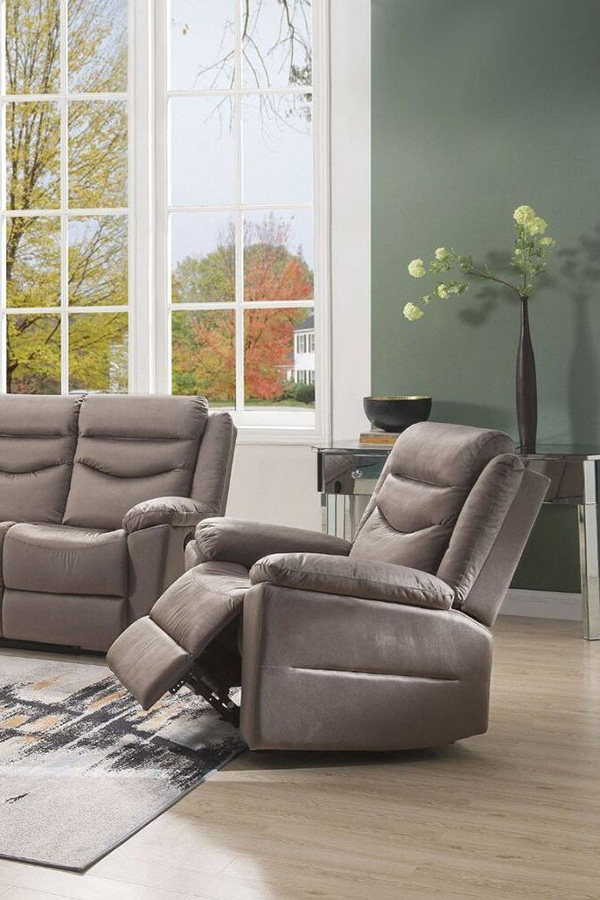 ACME - Fiacre Motion Glider Recliner in Velvet