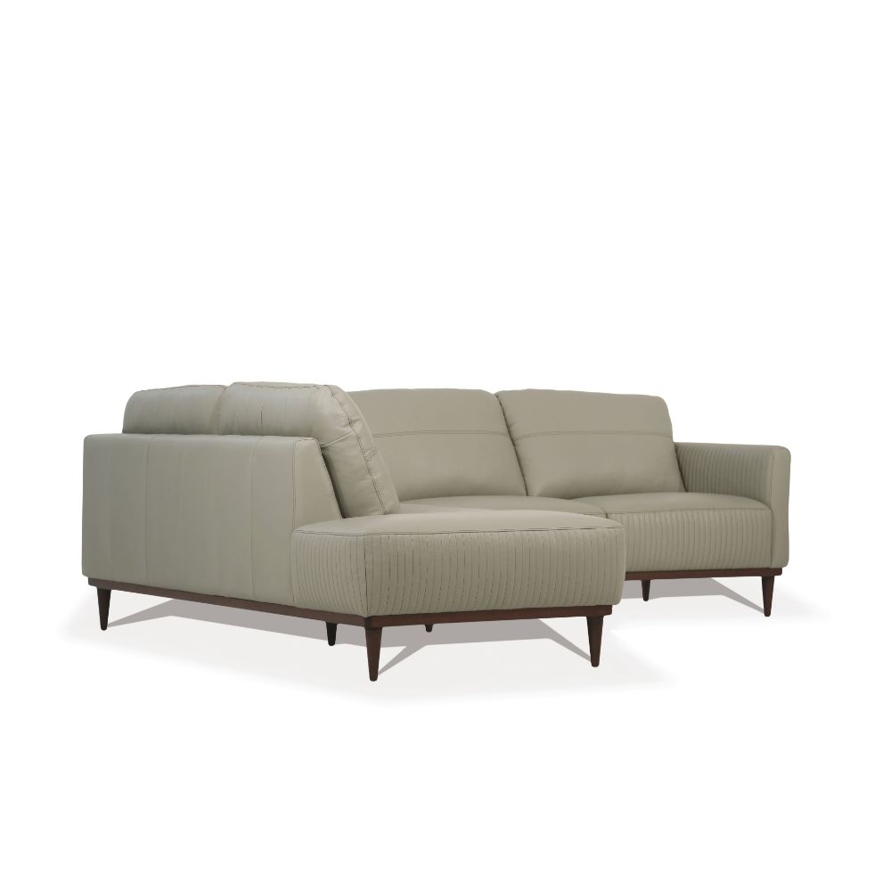 ACME Tampa Left Facing Sectional Sofa - Airy Green (54995)