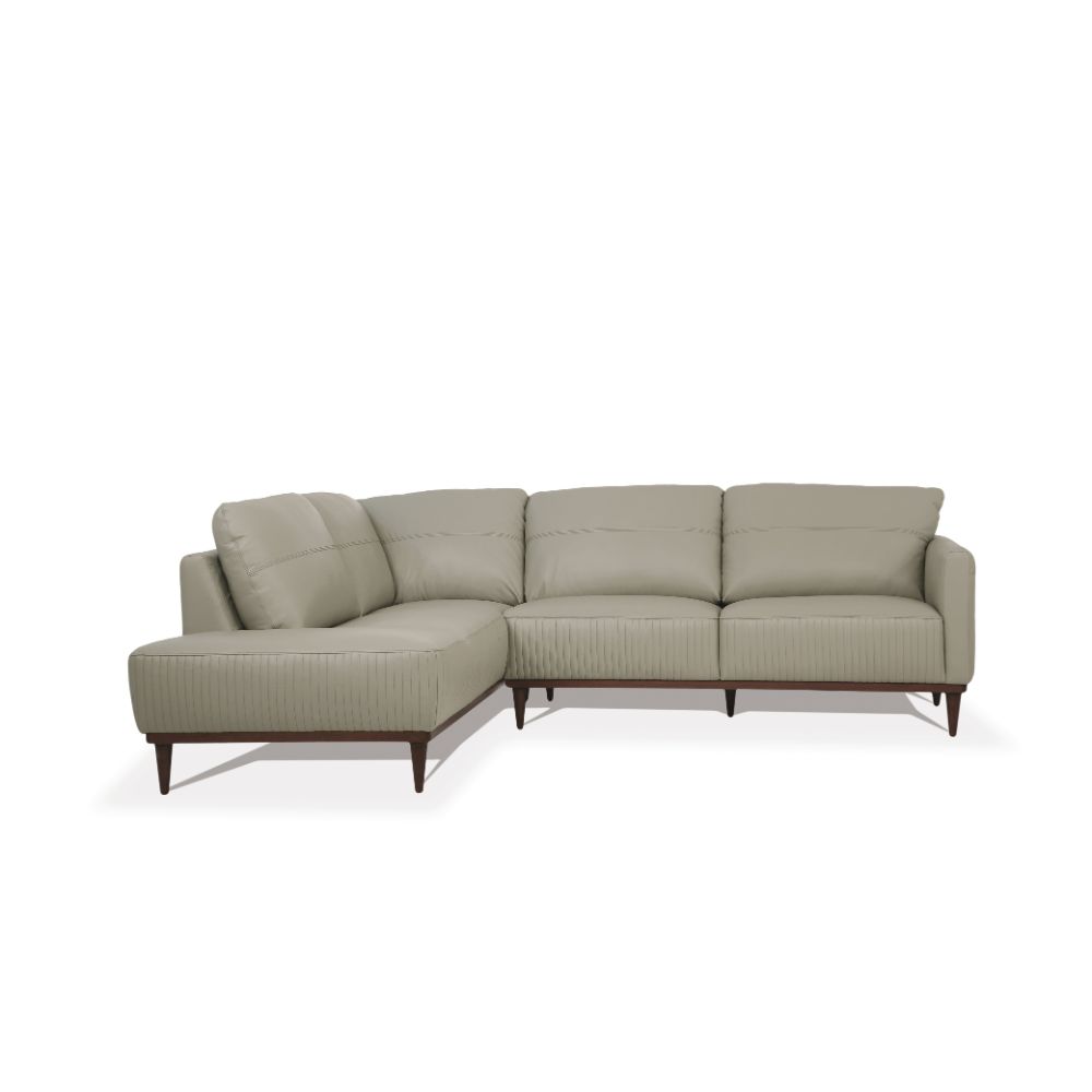 ACME Tampa Left Facing Sectional Sofa - Airy Green (54995)