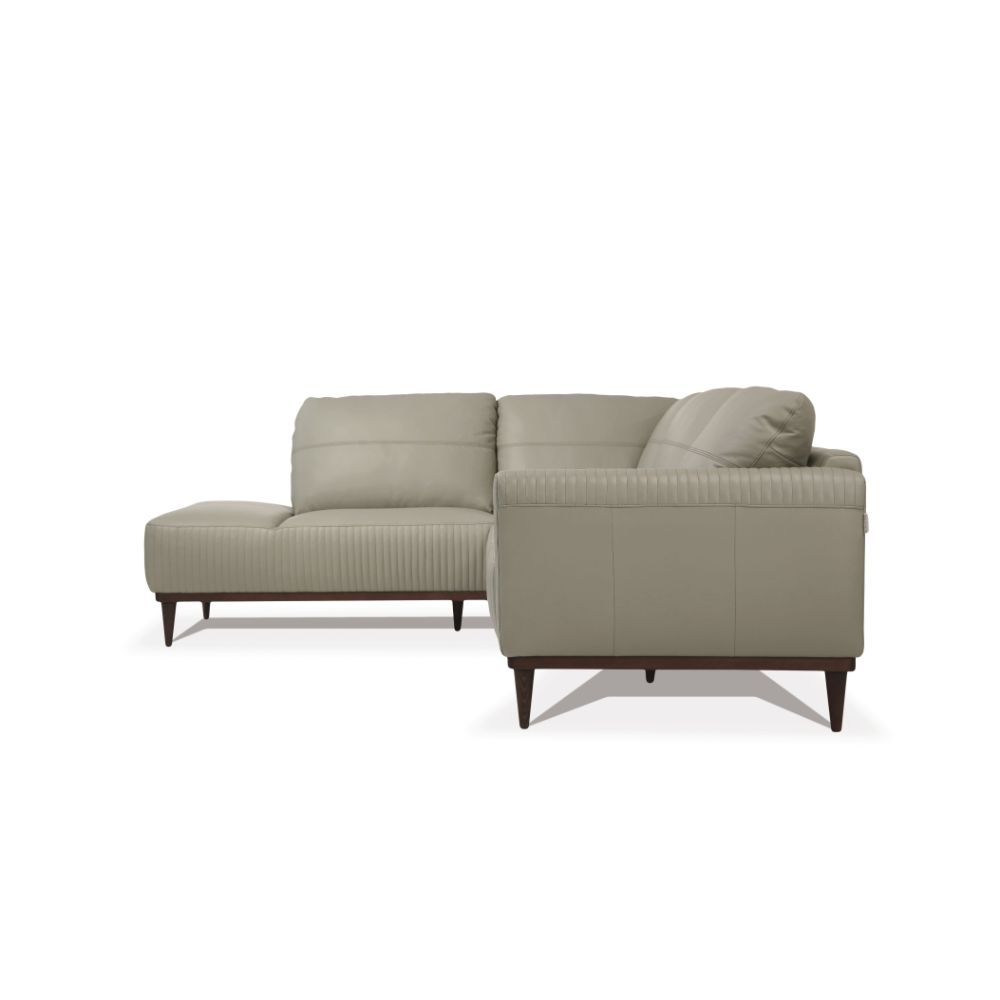 ACME Tampa Left Facing Sectional Sofa - Airy Green (54995)