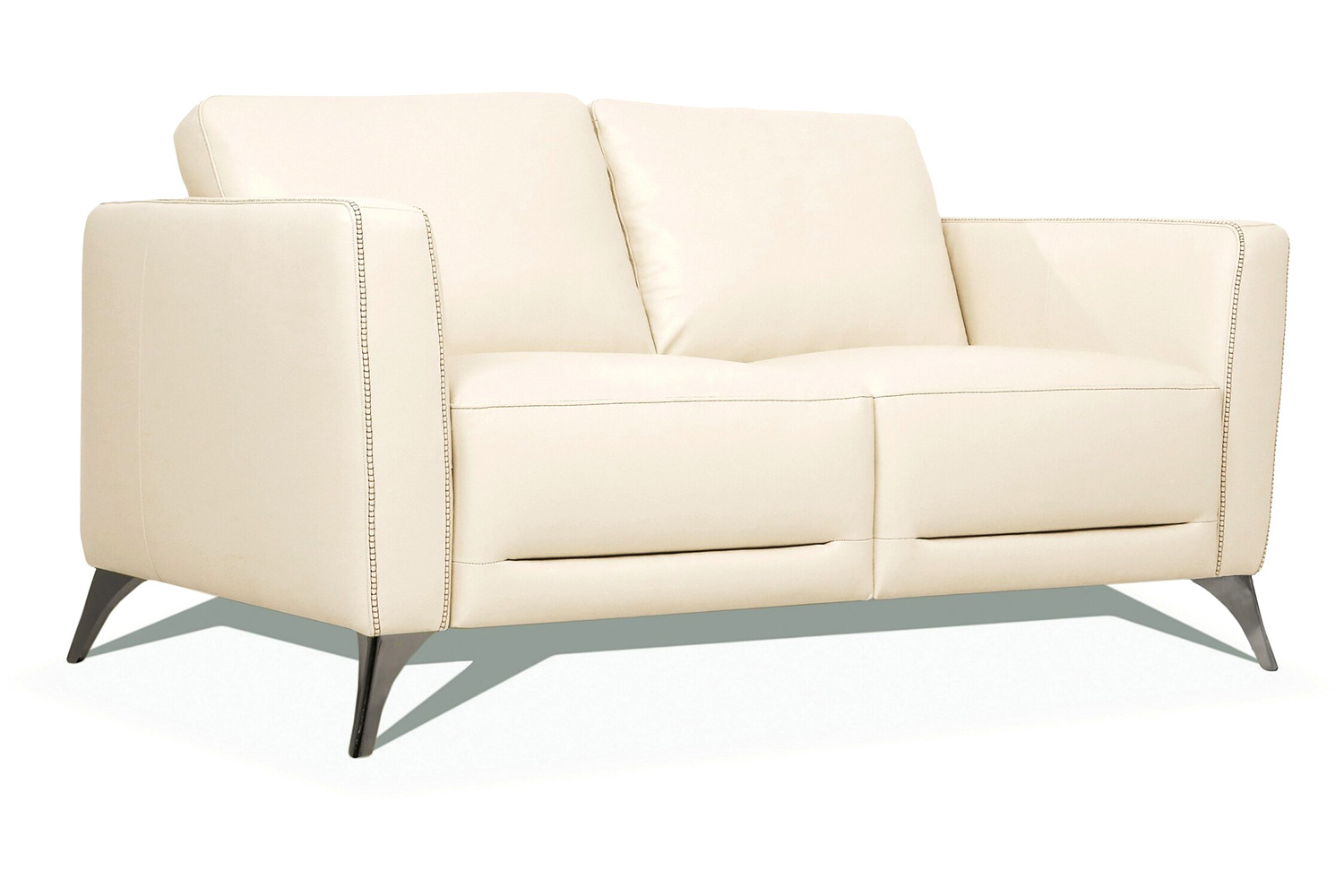 ACME - Malaga Leather Loveseat