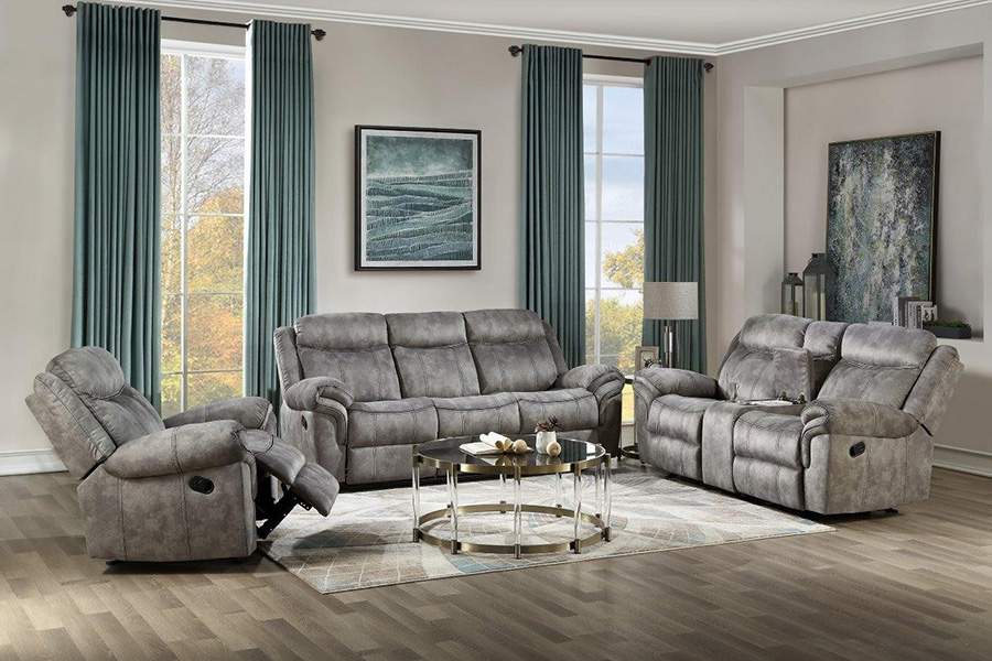 ACME - Zubaida 2-Tone Glider and Motion Sofa