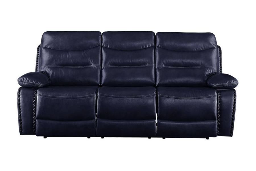 ACME Aashi Motion Sofa - Navy, Leather