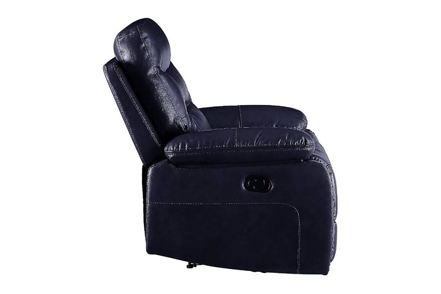 ACME Aashi Motion Sofa - Navy, Leather