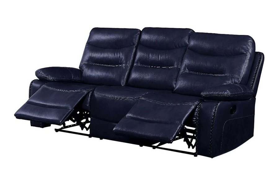 ACME Aashi Motion Sofa - Navy, Leather