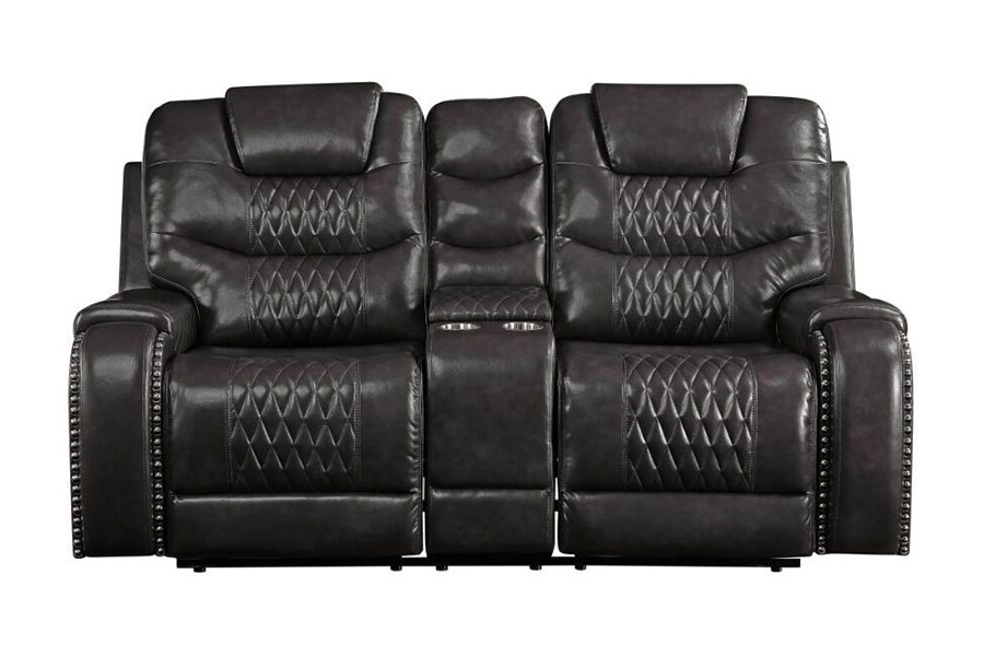 ACME - Braylon Motion Loveseat with Console