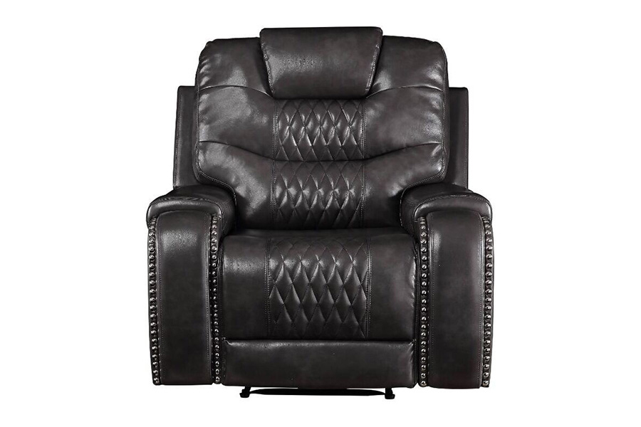 ACME Braylon Motion Recliner - Magnetite PU