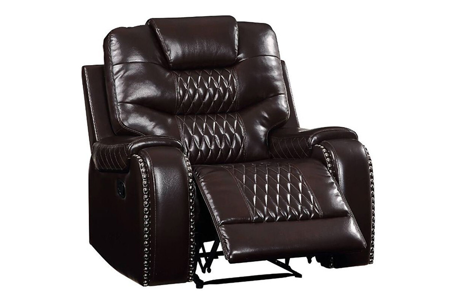 ACME Braylon Motion Recliner - Brown PU