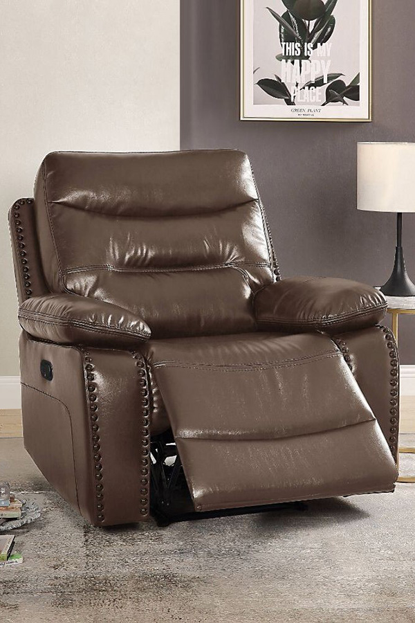 ACME Aashi Recliner - Brown, Leather