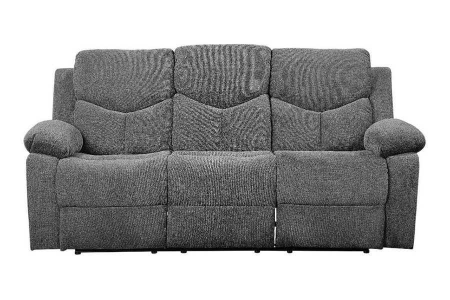 ACME - Kalen Motion Sofa in Gray Chenille