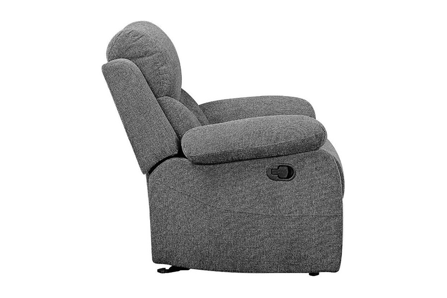 ACME - Kalen Motion Sofa in Gray Chenille