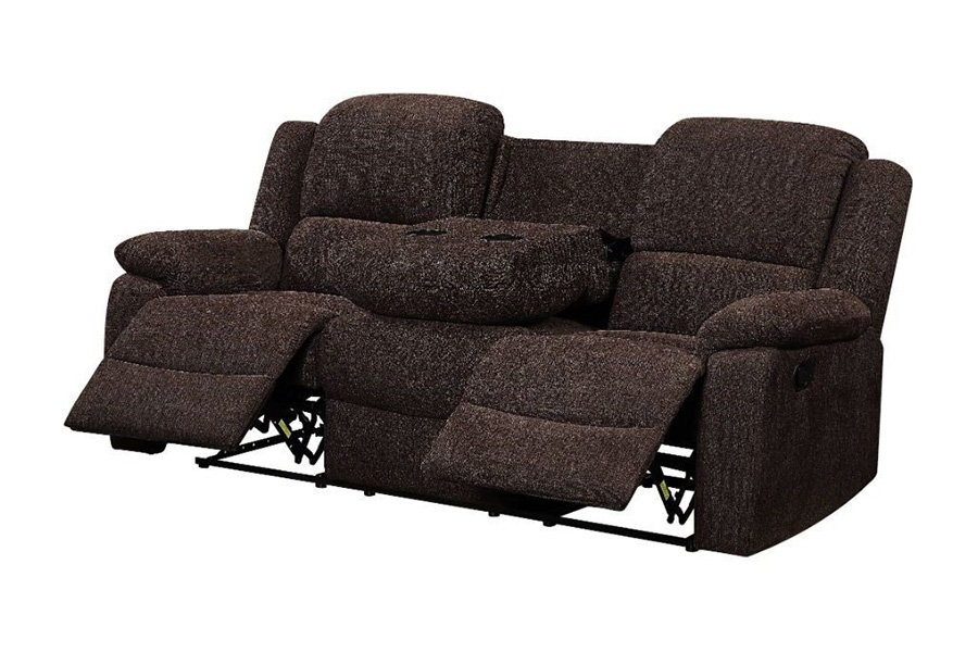 ACME - Madden Motion Sofa in Brown Chenille