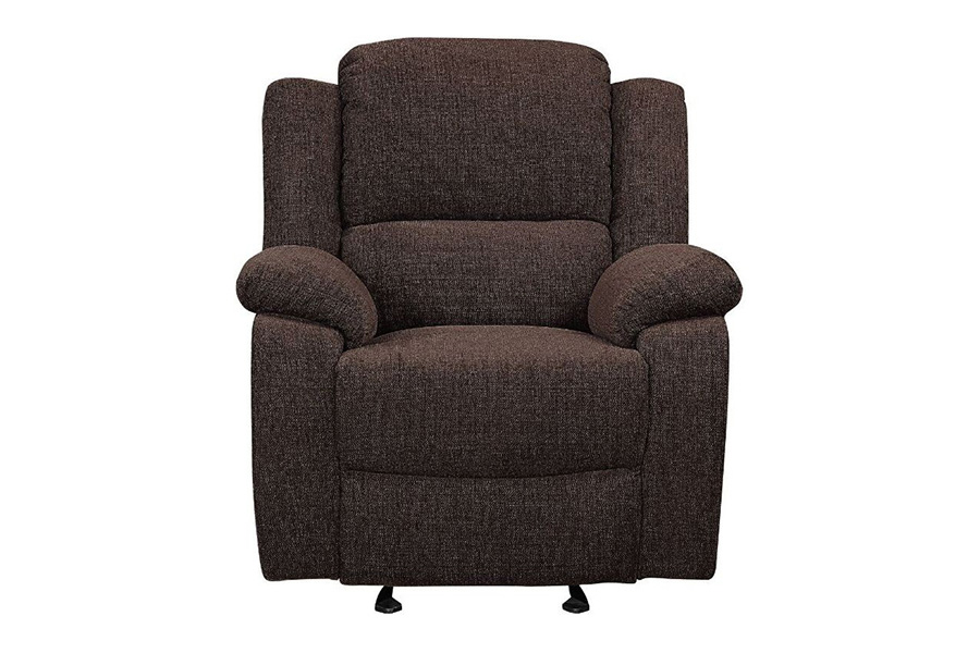 ACME - Madden Motion Glider Recliner in Brown Chenille