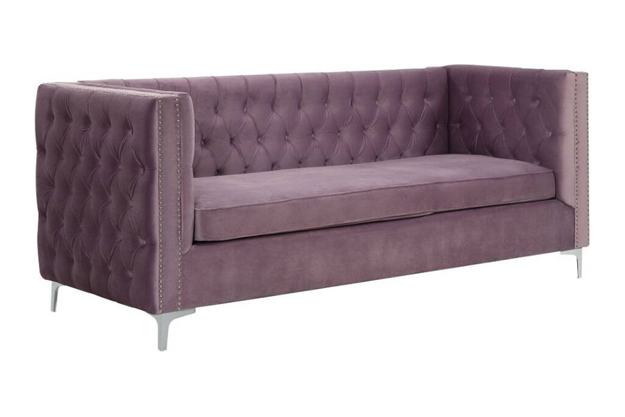 ACME Rhett Sectional Sofa - Purple Velvet