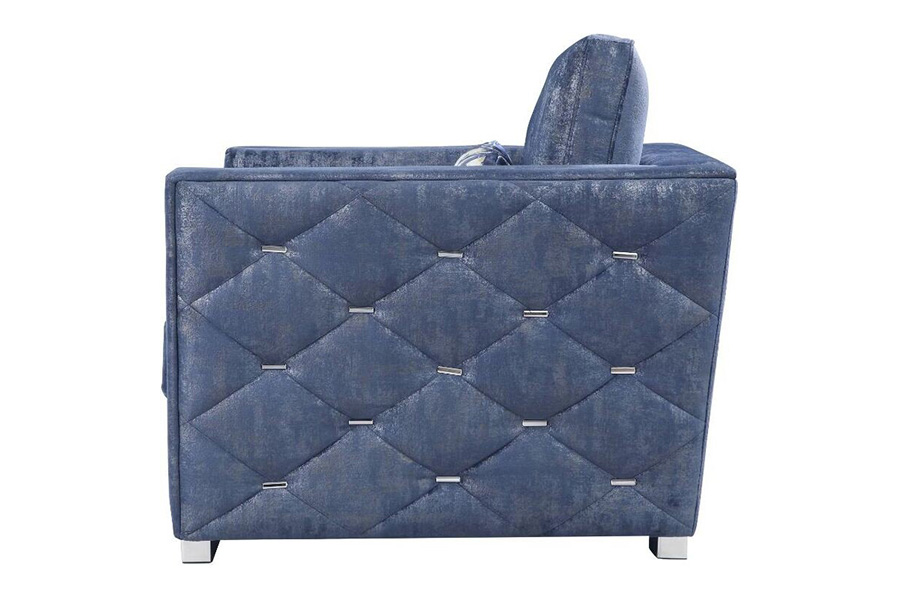 ACME - Emilia Chair with Pillow in Blue