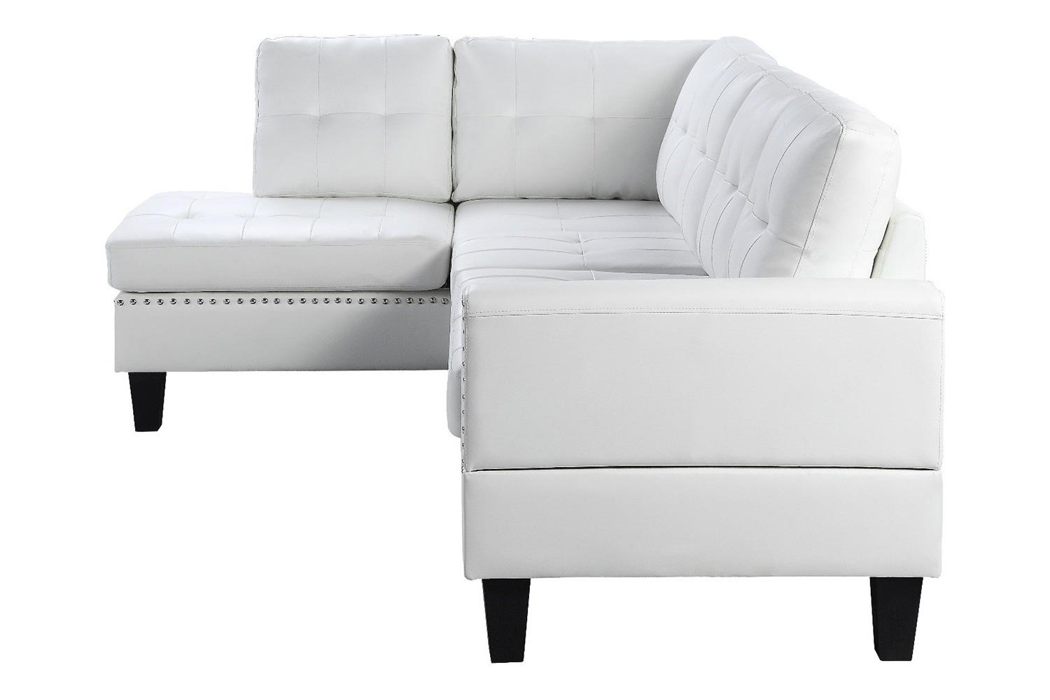 ACME Jeimmur Sectional Sofa - White PU