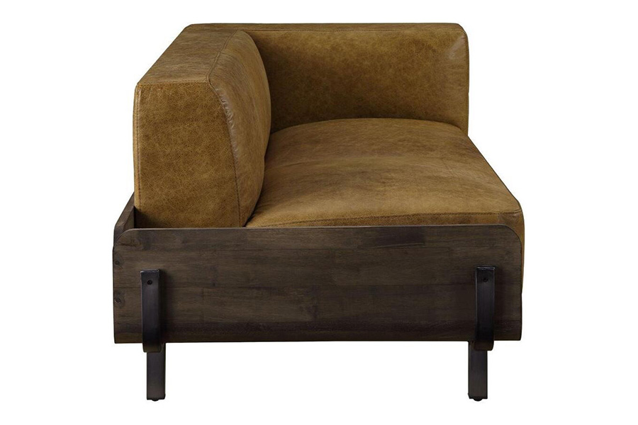 ACME - Blanca Sofa in Chestnut/Rustic Oak