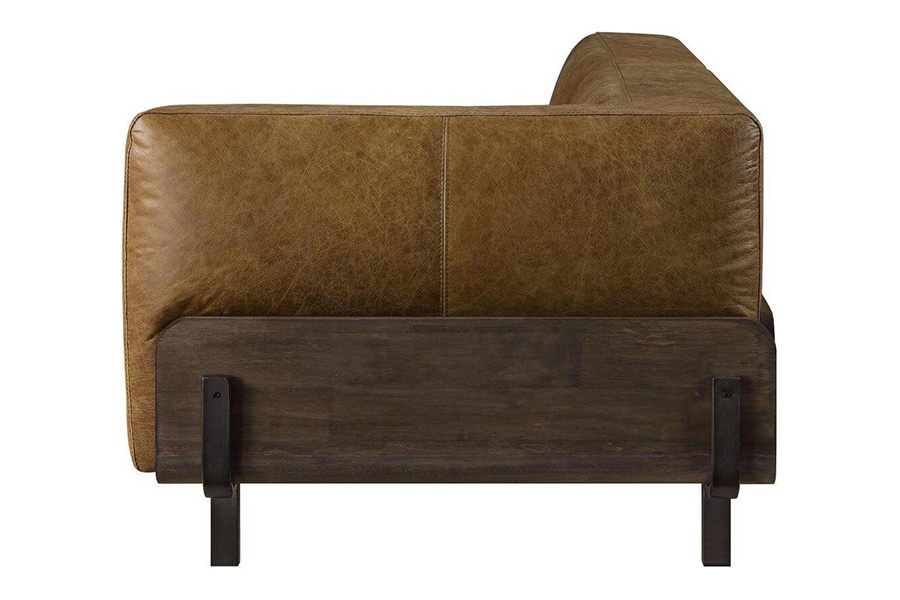 ACME - Blanca Sofa in Chestnut/Rustic Oak