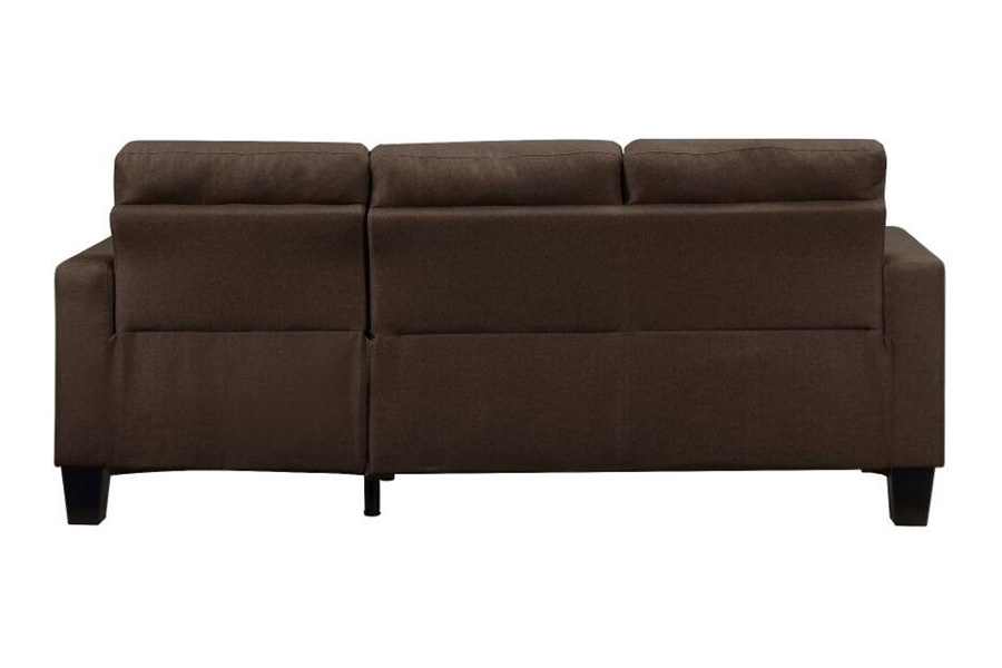 ACME Earsom Sofa and Ottoman - Brown Linen