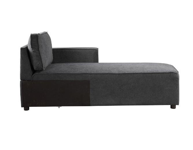 ACME™ Silvester Modular Chaise with 2 Pillows - Gray