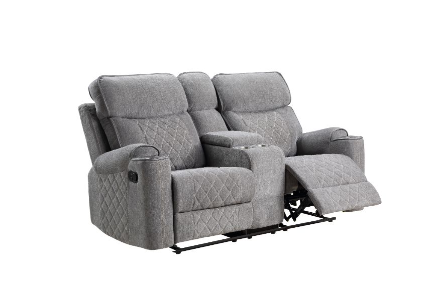 ACME - Aulada Loveseat in Gray