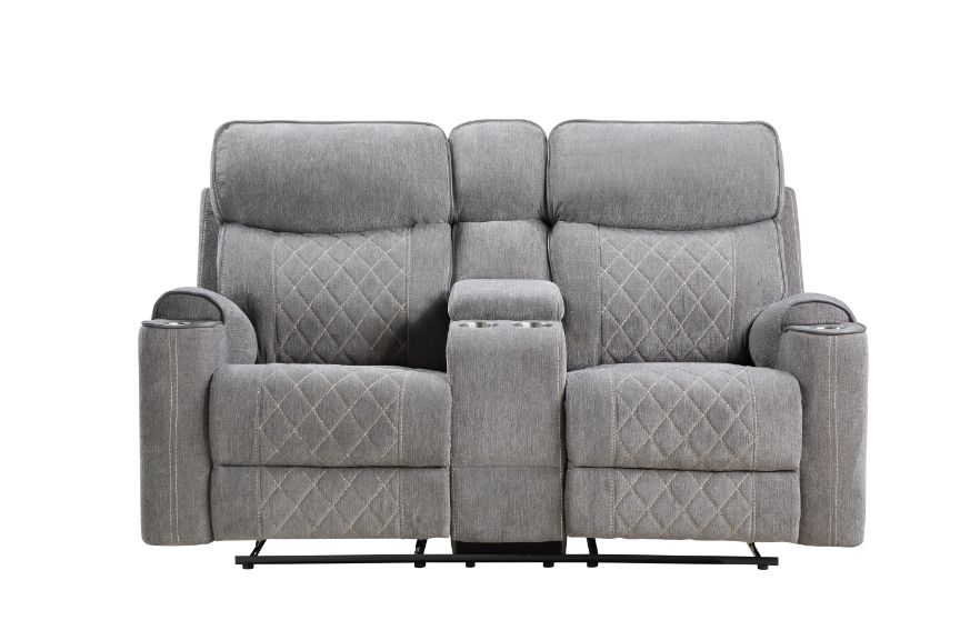 ACME - Aulada Loveseat in Gray