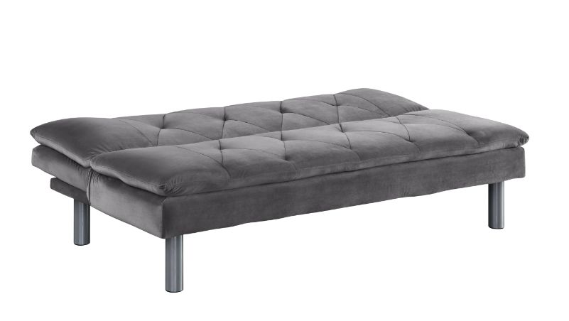 ACME - Cilliers Adjustable Sofa in Gray/Chrome