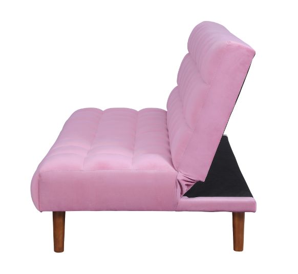 ACME Yolandi Adjustable Sofa - Pink