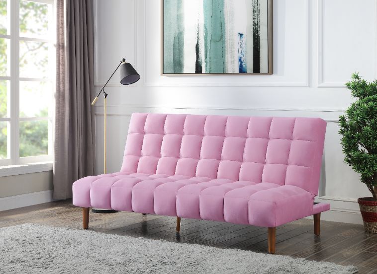 ACME Yolandi Adjustable Sofa - Pink