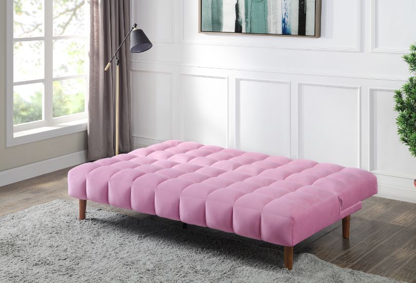 ACME Yolandi Adjustable Sofa - Pink