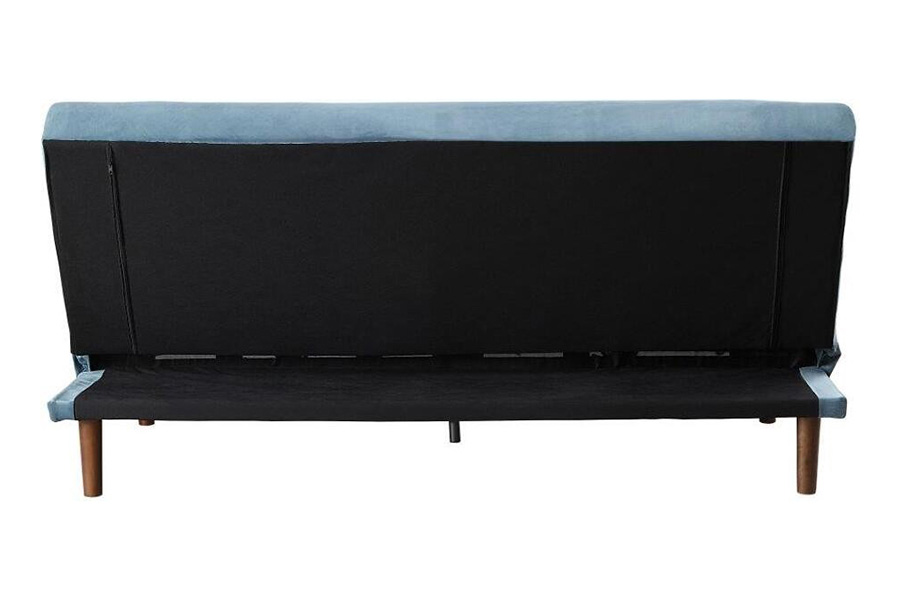 ACME Yolandi Adjustable Sofa - Teal Velvet and Dark Walnut Finish