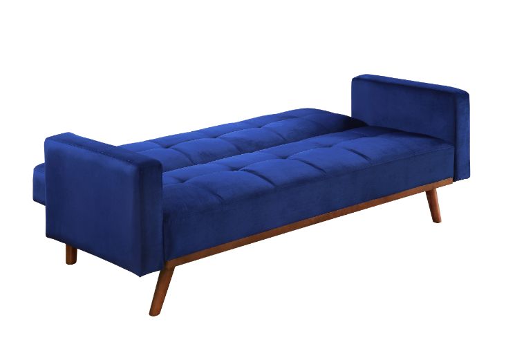 ACME - Tanitha Adjustable Sofa in Blue/Natural