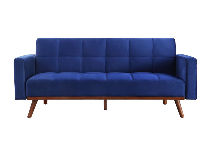 ACME - Tanitha Adjustable Sofa in Blue/Natural