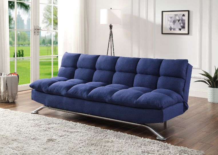 ACME - Petokea Adjustable Sofa in Blue