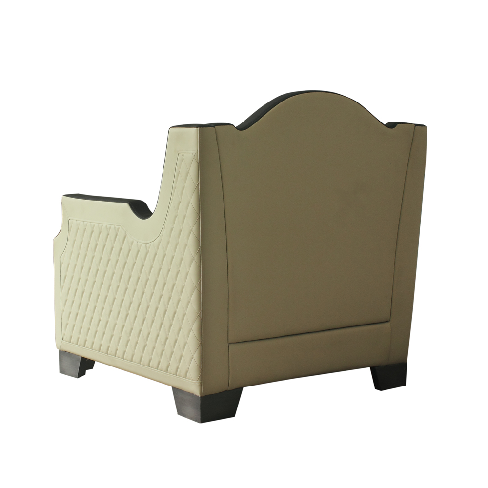 ACME™ House Beatrice Chair with Pillow - Beige /Black/Charcoal