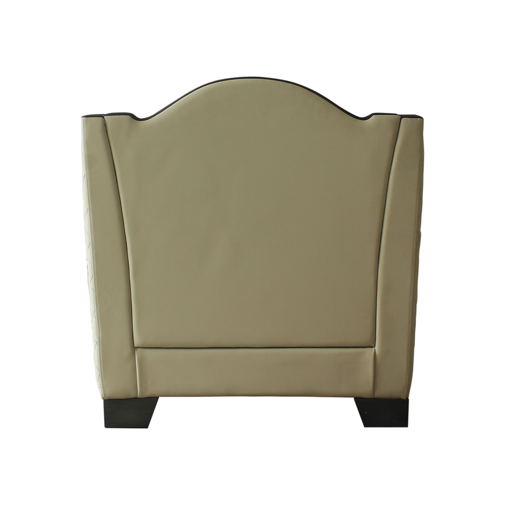 ACME™ House Beatrice Chair with Pillow - Beige /Black/Charcoal