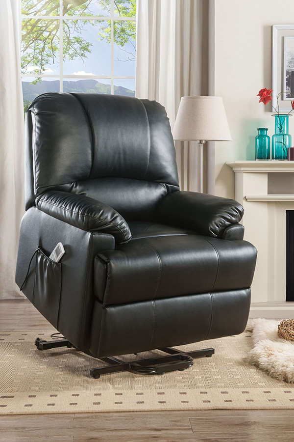 ACME - Ixora Power Lift and Massage Recliner