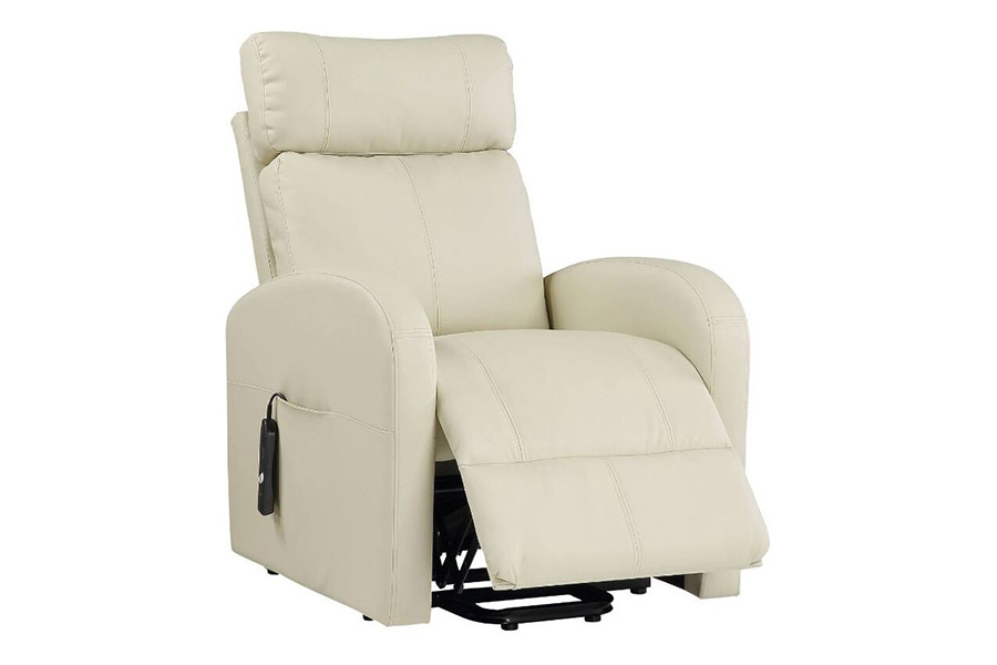 ACME Ricardo Recliner with Power Lift - Beige PU