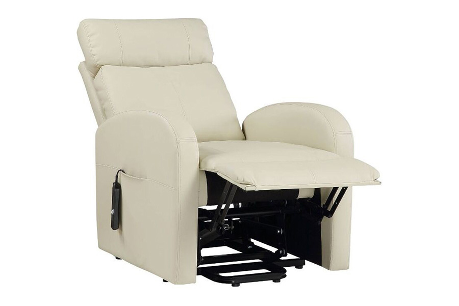 ACME Ricardo Recliner with Power Lift - Beige PU