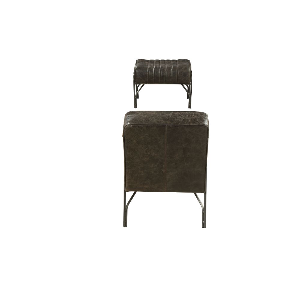 ACME™ Sarahi Accent Chair - Distress Espresso