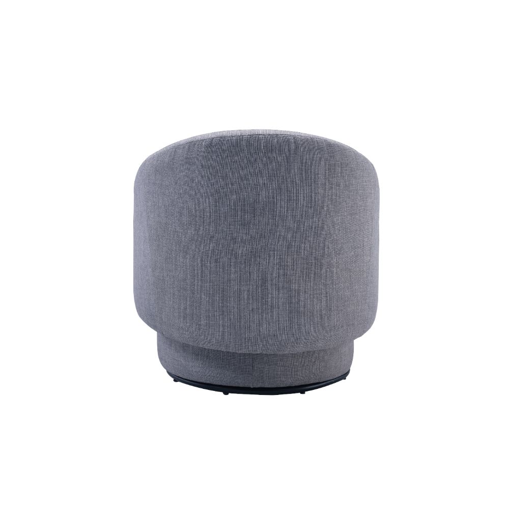 ACME™ Joyner Accent Chair - Pebble Gray Linen