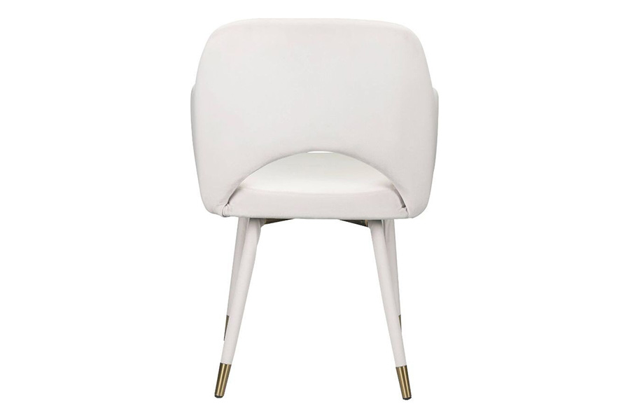 ACME Applewood Accent Chair - Cream Velvet and Gold