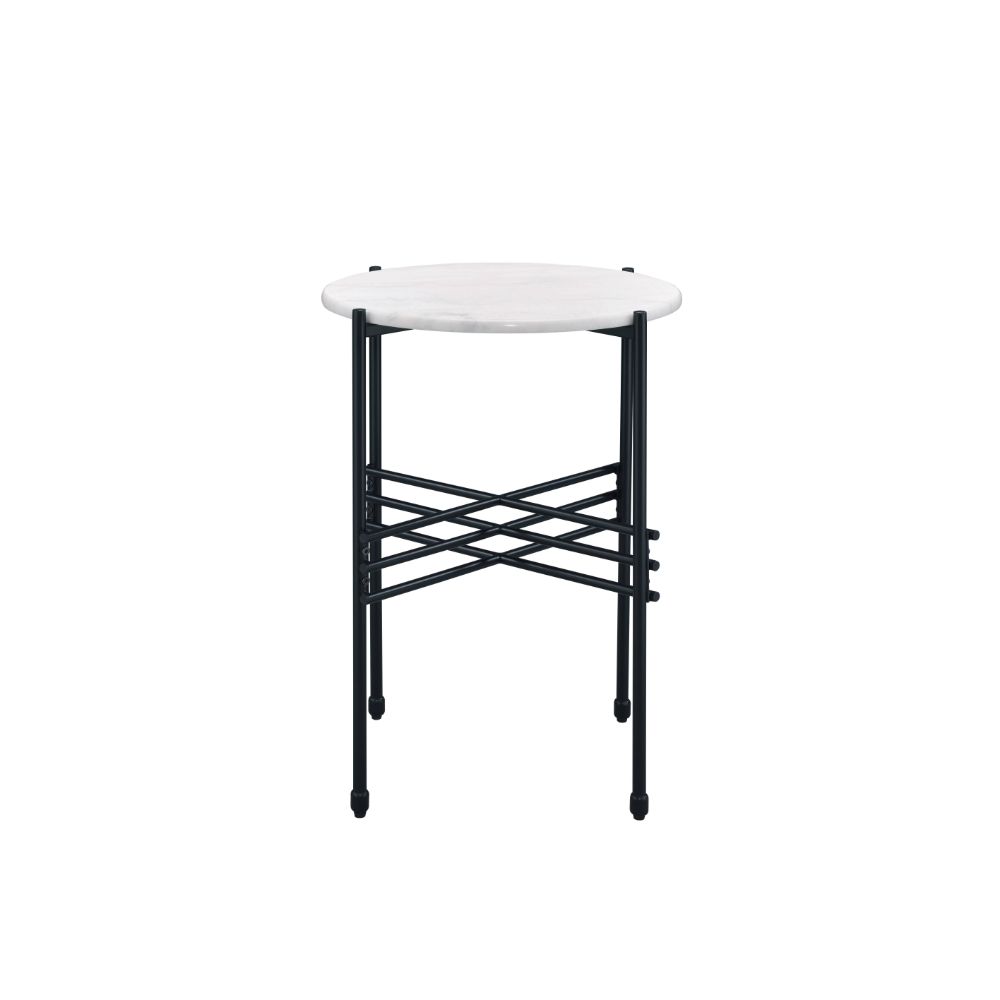 ACME - Taigi 3PC Table & Chair Set in Gray/Black