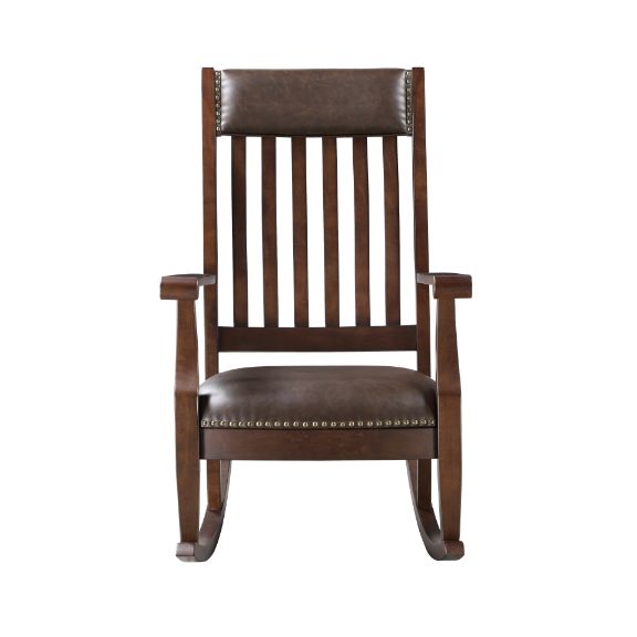 ACME Raina Rocking Chair - Walnut Finish