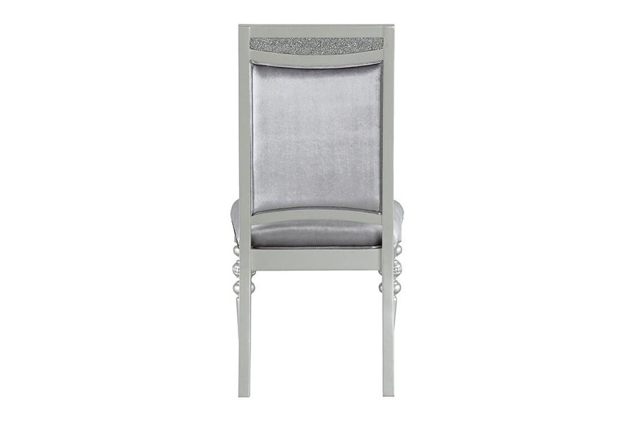 ACME - Maverick Side Chair (Set-2) in Platinum