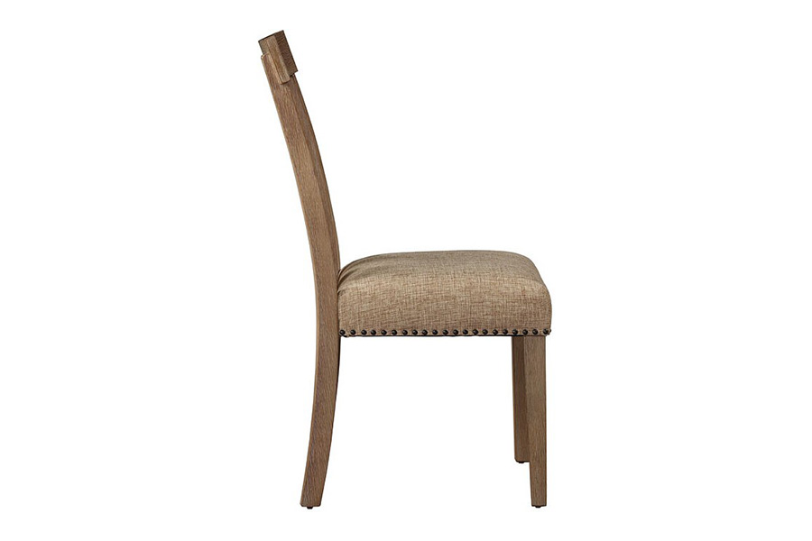 ACME - Nathaniel Side Chair (Set-2) in Maple