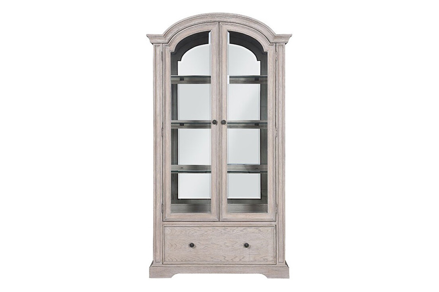 ACME - Wynsor Curio Cabinet in Antique White