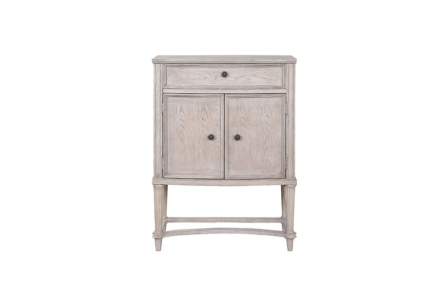 ACME - Wynsor Wine Cabinet in Antique White