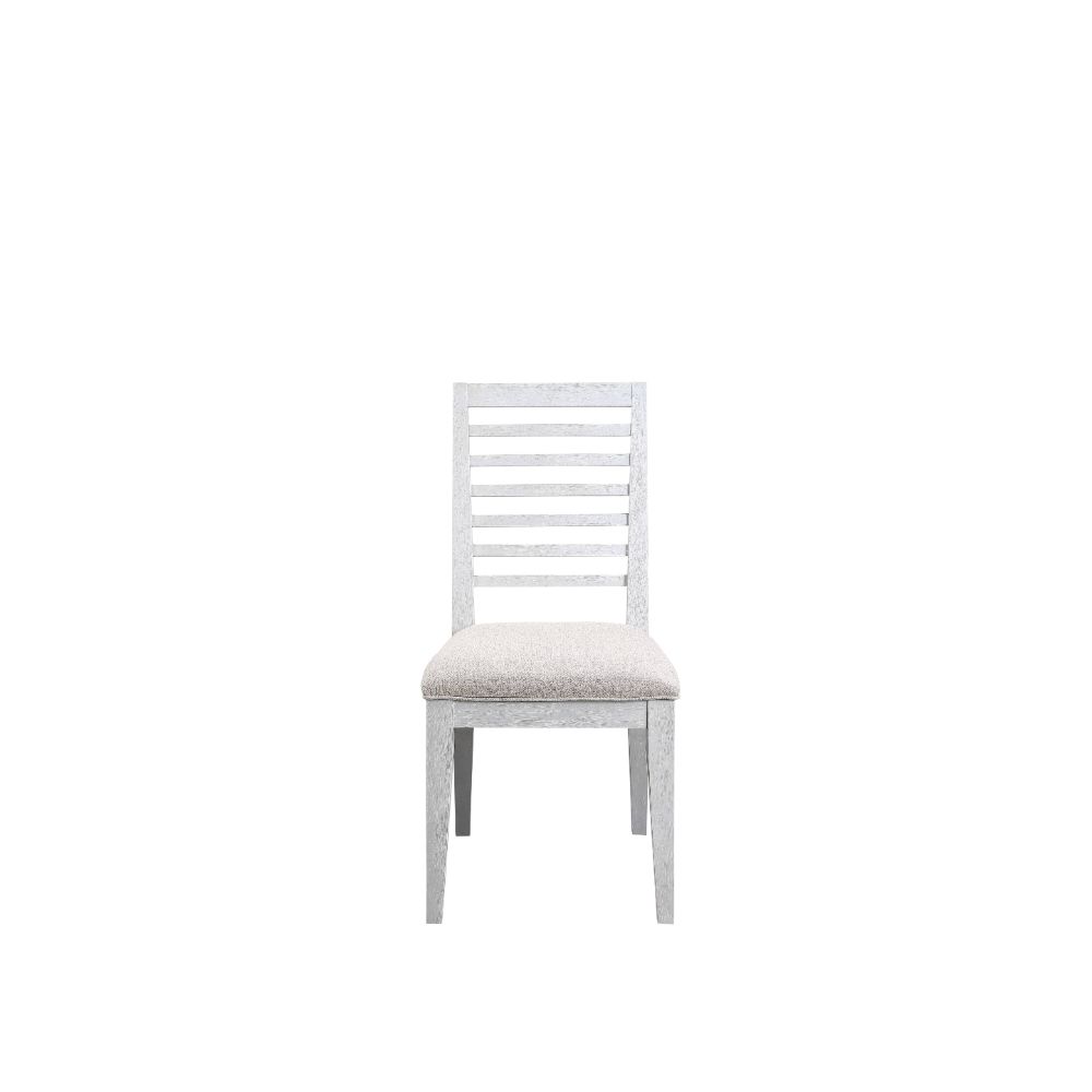 ACME - Aromas Side Chair (2Pc) in White Oak